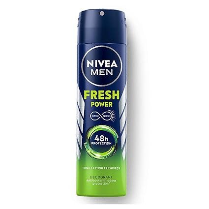 NIVEA Men Fresh Power Deodorant Spray , 150Ml, Pack Of 1