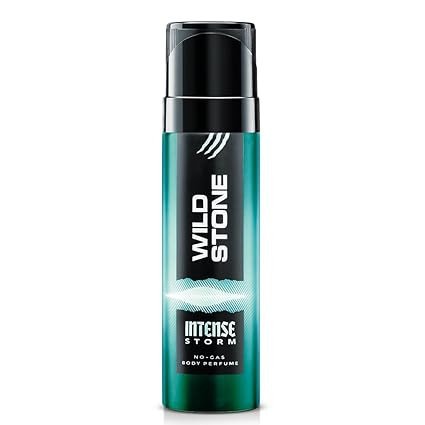 Wild Stone Storm Body Perfume for Men, 120ml No Gas Deo for Men l 100% Perfume l Long-lasting fragrance l Best for Casual Wear l Best Body Perfume for Men