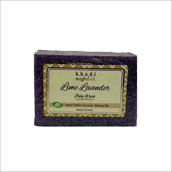 Khadi Meghdoot Lime Lavender Bodywash Soap 125gm