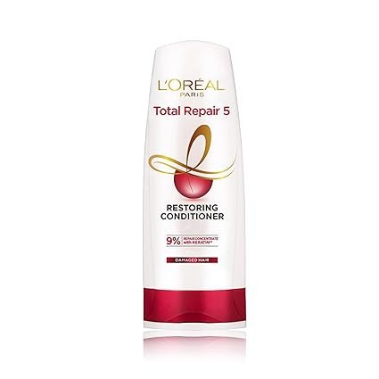 Loreal 71ml Paris Total Repair 5 Conditioner For Damaged Hair | Powered by Keratin XS Technology| Fights 5 Signs of Hair Damage- Frizz, Breakage, Dryness, Stiff Hair, and Split ends