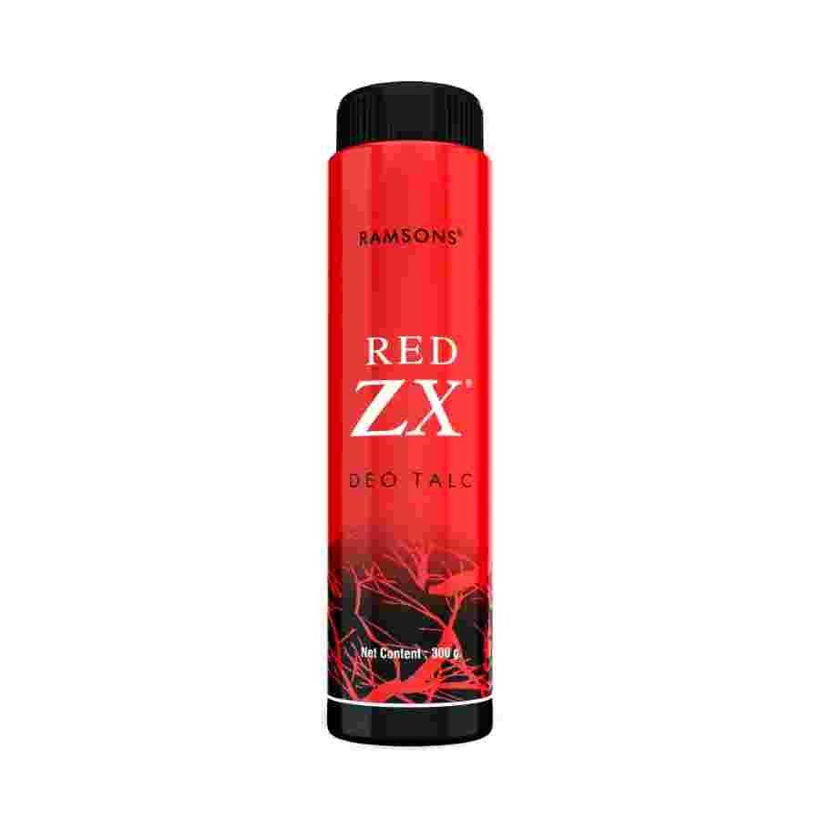 Ramsons RED ZX Deo Talc 300gm |Fragranced Talcum Powder For Men & Women| Perfumed Talcum Powder | Body Talc | All skin types