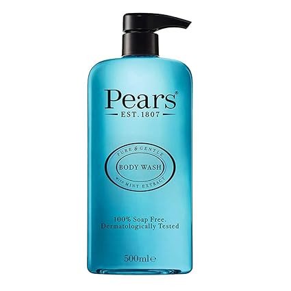 Pears Pure & Gentle Body Wash With Mint Extract, 500 Ml