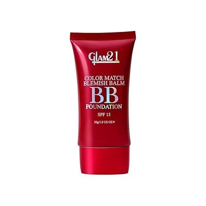 Glam21 Color Match BB Foundation SPF15 I Dual Purpose of Foundation & Sunscreen Blemish-free Glow | Non-cakey Daily Use | Non-greasy & Lightweight | Long-lasting Radiant Makeover| 30gm