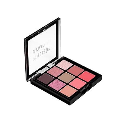 Swiss Beauty Ultimate 9 Pigmented Colors Eyeshadow Palette Long Wearing And Easily Blendable Eye Makeup Palette Matte, Shimmery And Metallic Finish 6gm