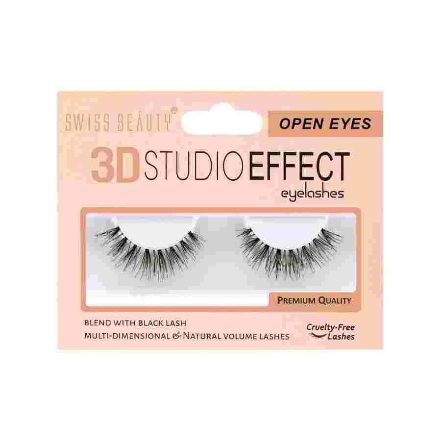 Swiss Beauty Eyelashes 3D Studio Effect SB EG01 Open Eyes