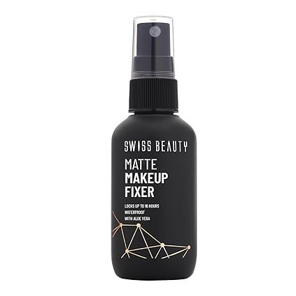 Swiss Beauty Matte Makeup Fixer | 16 Hours Matte Finish | With Vitamin E and Aloe Vera | Waterproof | 70ml SB17