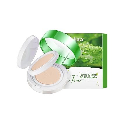 Maliao Primer & Matte BB HD Powder with Green Tea Extract - Smooth & Flawless Finish