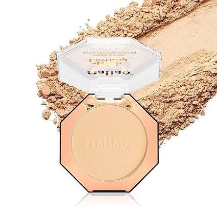 Maliao High Coverage Prime & Fine Matte Pressed Powder