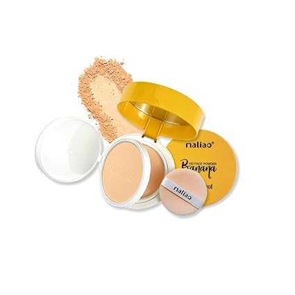 Maliao Banana HD 2 IN 1 Oil-Control Face Powder Compact