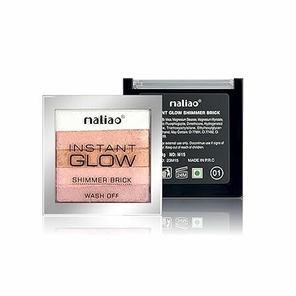 Maliao Instant Glow Shimmer Brick - Wash Off Radiance for Effortless Glam