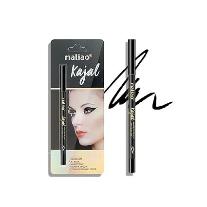 Maliao Waterproof Jet Black Kajal-1.2g M122B