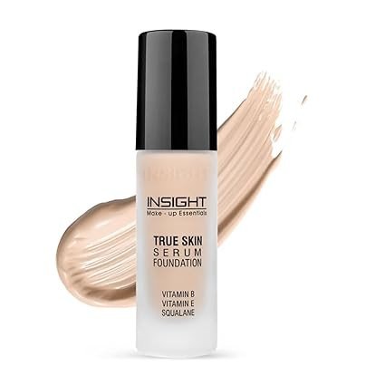 Insight Cosmetics True Skin Serum Foundation | Dewy Finish | High Coverage | Paraben Free | Lightweight