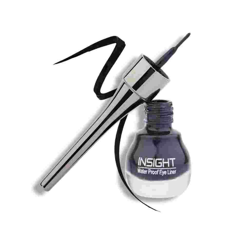 INSIGHT 24Hrs Smudge-Proof Eyeliner 5Ml| Intense Gel Matte Finish | Quick Drying | 24Hr Long Lasting |Waterproof | Smudgeproof (EL33), Black