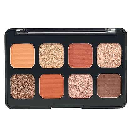 Insight Cosmetics 8 Color Winged Eyes Eyeshadow Palette|Matte|Shimmer|Beginner Friendly & Long Lasting Eye Shadow Palette|Long Wearing And Easily Blendable Eye Makeup Palette