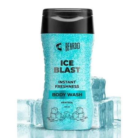 Beardo Ice Blast Body Wash For Men 200ml | Refreshing Menthol Cooling Instant Icy Cool Freshness Body Wash | Shower Gel For Summer Heat | For Skin Dryness