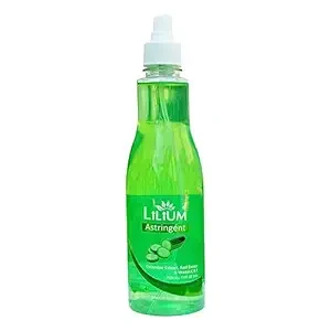 Lilium Herbal Cucumber Skin Astrigent For Glowing Skin, Hydrates, Nourishes, Pore Tightening & Mild Exfoliation Suitable For All Skin Type, Oily, Dry, Sensitive & Normal, Women & Men, 500ml