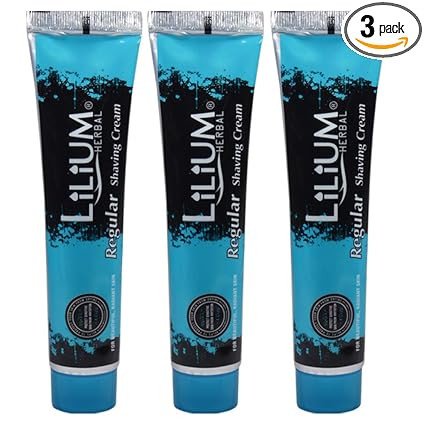 Lilium Regular Shaving Cream With Tea Tree oil 120gm Pack of 3