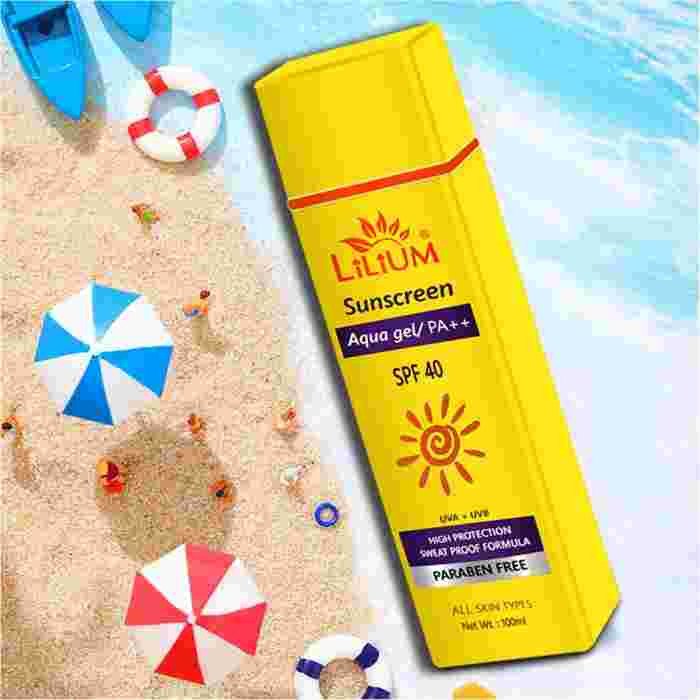 Lilium Herbal Sun Screen Body Lotion SPF40 100ml