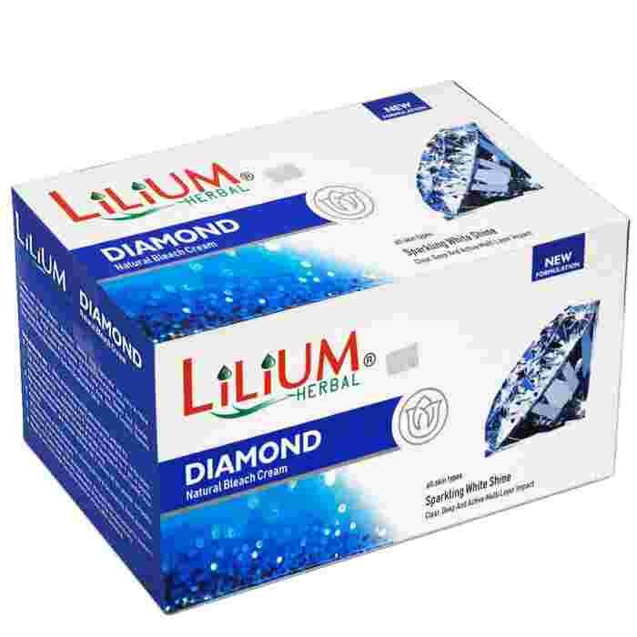 Lilium Diamond Istant Fairness Bleach Cream 300g | Enriched With Diamond Dust & Aloe Vera