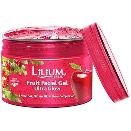Lilium Fresh Look Natural Glow Fairer Complexion Fruit Facial Gel, 250gm