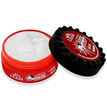 Lilium Spider Hair Wax for External Hold & Perfect Shine Repairs Frizzy and Dull Hair, 100g