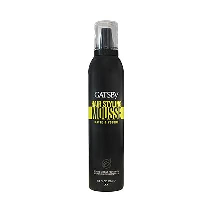 Gatsby Hair Styling Mousse - Matte & Volume, 250ml | Long Lasting Hold, Massive Volume, Matte Effect | Natural- Jojoba Oil & Aloe Vera | Humidity Proof