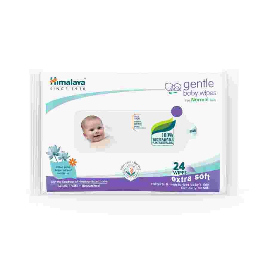 Himalaya Gentle Baby Wipes, White