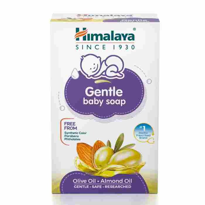 Himalaya Gentle Baby Soap for Normal Skin | Cleanses Baby's Skin | Paraben-Free