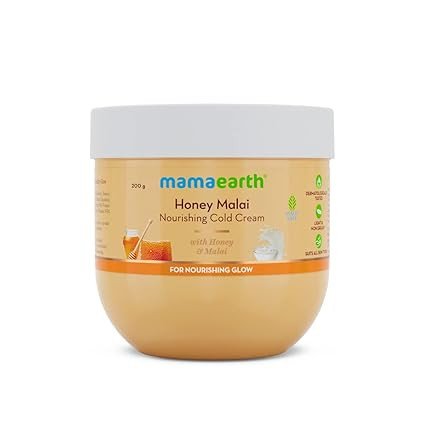 Mamaearth Honey Malai Cold Cream with Honey & Malai For Nourishing Glow - 200 g
