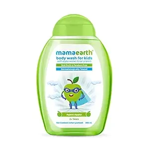 Mamaearth Agent Apple Body Wash for Kids with Apple Oat Protein – 300 ml