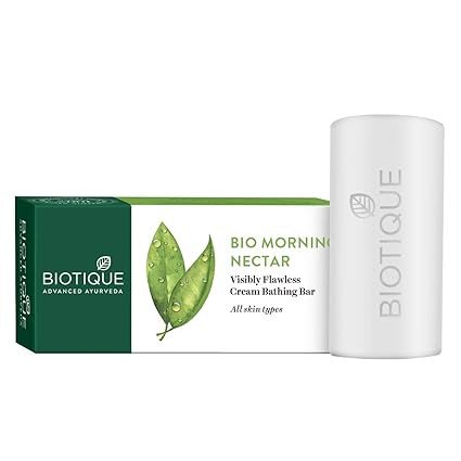 Biotique Morning Nectar Moisturizing Cream Bathing Bar, 150g