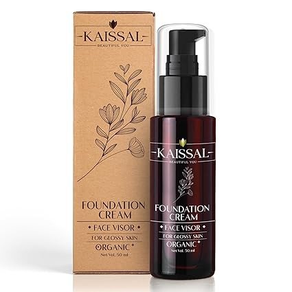 Kaissal Weightless Foundation Cream for Nourished and Glowing Skin - 50gm for Women