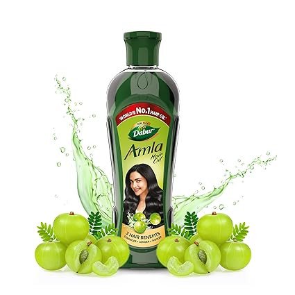 Dabur Amla Hair Oil | For Strong, Long and Thick hair | Nourishes Scalp | Controls Hair Fall, Strengthens Hair & Promotes Hair Growth