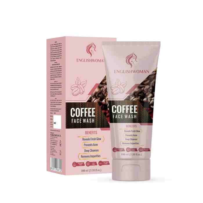 ENGLISHWOMAN® Coffee Face Wash | Paraben Free | SLS Free |Reveals Fresh Glow | Prevents Acne | Deep Cleanses | Removes Impurities | All Skin Type| Face Wash for Women 100g