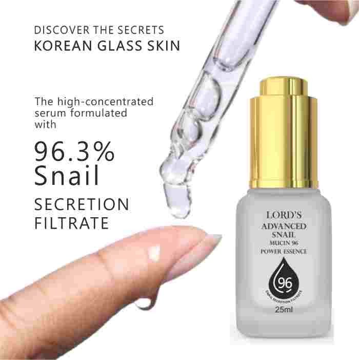 Lord's snail Mucin 96 serum No Sulphate Paraben korean glass skin 25ml
