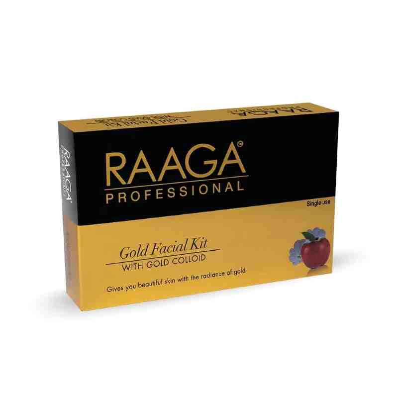 Raaga Professional 7 Step Gold Single Use Facial Kit with Gold Colloid 43 Gram