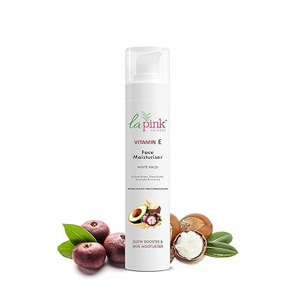 La Pink Face Moisturiser Cream for Glowing & Hydrated Skin 50g | Oil-free Moisturizer, Spreads Easily, Non-Sticky & Absorbs Instantly | Suitable for All Skin Types | 100% Microplastic Free Formulation