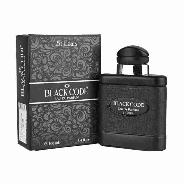 St Louis Black Code Eau De Parfum | For Men | Long-Lasting Fragrance | Ideal Gift for Birthdays, Anniversaries & Special Occasions | All-Season Perfume