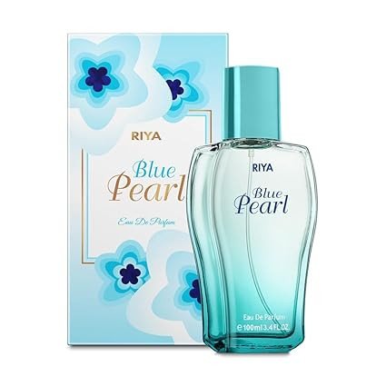RIYA BLUE PEARL | Perfume for Women | Eau De Parfum with Long Lasting Fragrance | Citrus Jasmine Scent | Mild Fragrance | Fragrance Spray | Gift Scent for Her