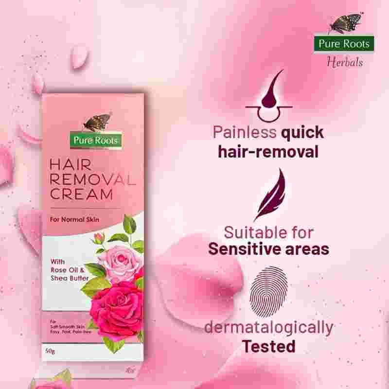 Pure Roots Rose Hair Removal Cream
