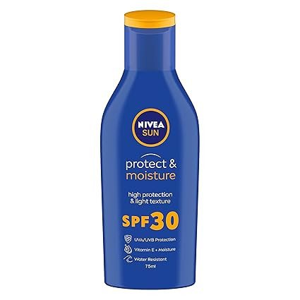 NIVEA Men & Women Sun Protect And Moisture 125Ml Spf 30 Advanced Sunscreen For Instant Protection For Normal Skin| Pa++ UVA - UVB Protection System| Water Resistant