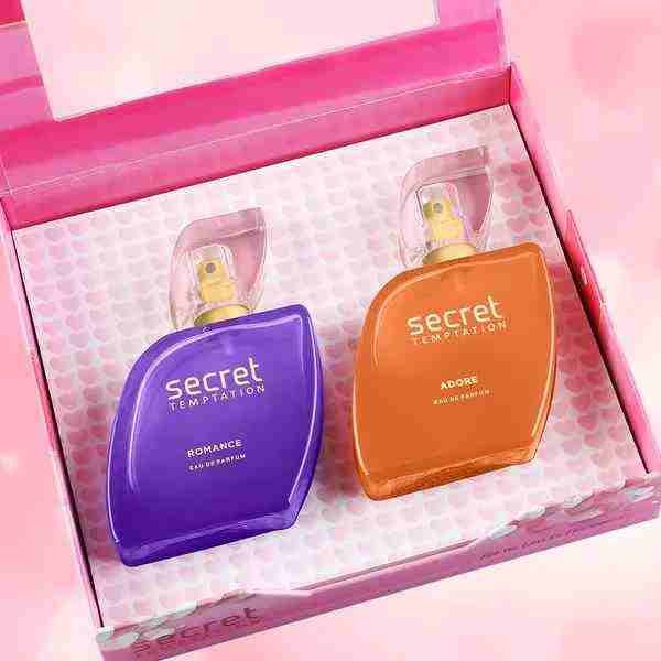 Secret Temptation Romance and Adore Perfume Gift Set, Pack of 2 (50ml each)