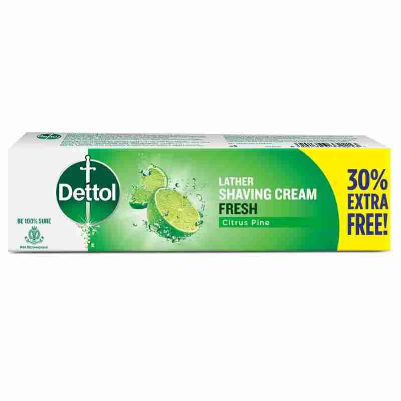 Dettol lather shaving cream 60g+18gfree=78gram