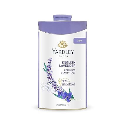 Yardley London English Lavender Perfumed Talc| Fragrant Beauty Talc for Women| Smooth texture