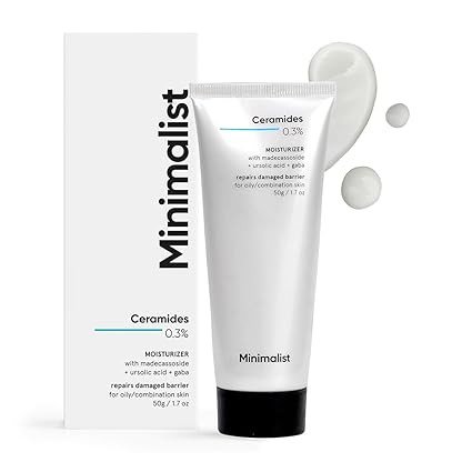 Minimalist 0.3% Ceramide Face Moisturizer For Barrier Repair | Repairing Face Moisturizing Gel Cream | 50g