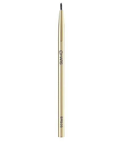 MARS Artist's Arsenal Professional Eyeliner Brush | Feather Soft Touch | Precise Synthetic Bristles | Perfect For Winged Eyeliner | Luxe Packaging Makeup Brush (Golden)