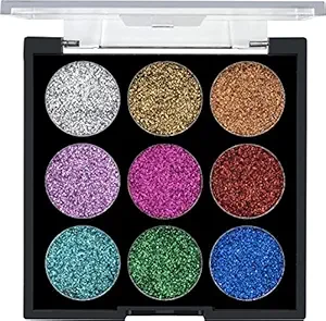 MARS Bling It On Glitter Eyeshadow Palette Shimmery Finish