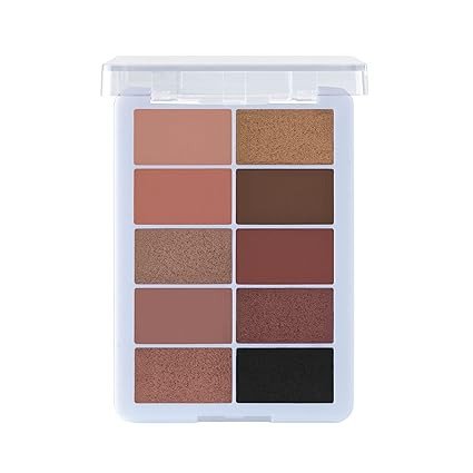 MARS 10 Beautiful Shades Shimmer-Matte Eyeshadow Palette Powder 10Gm