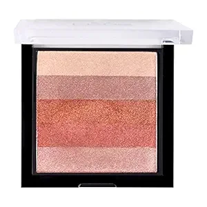 MARS 5 Shades in 1 Brick Highlighter Palette | Blush Topper for Face Makeup | Compact size (7.5g)