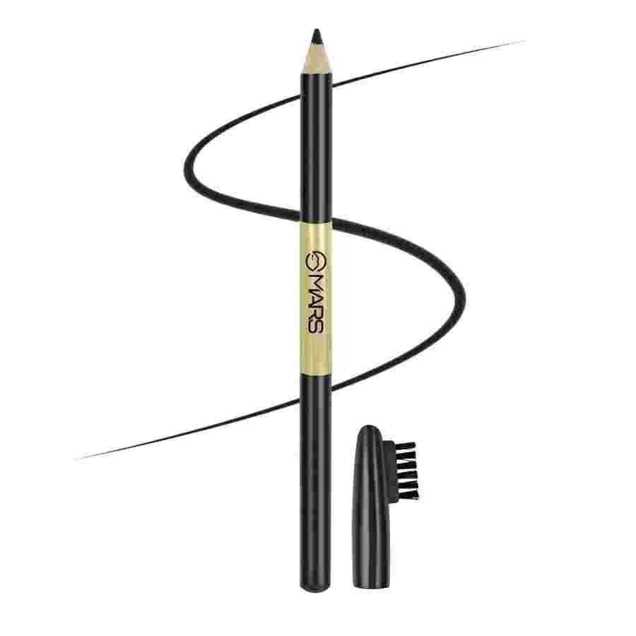 MARS Eyebrow Pencil With Spoolie | Long Lasting & Smudge Proof | High Pigmented Eyebrow Pencil | (1.2 gm)